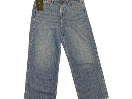 Jeans Wide Leg By Rag & Bones Jeans In Blue Denim, Size: 2 For Sale