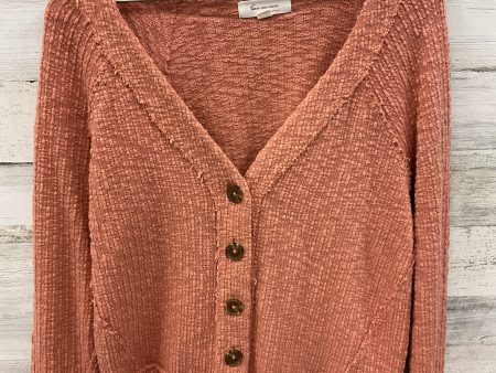 Sweater Cardigan By Two By Vince Camuto In Orange, Size: L Fashion