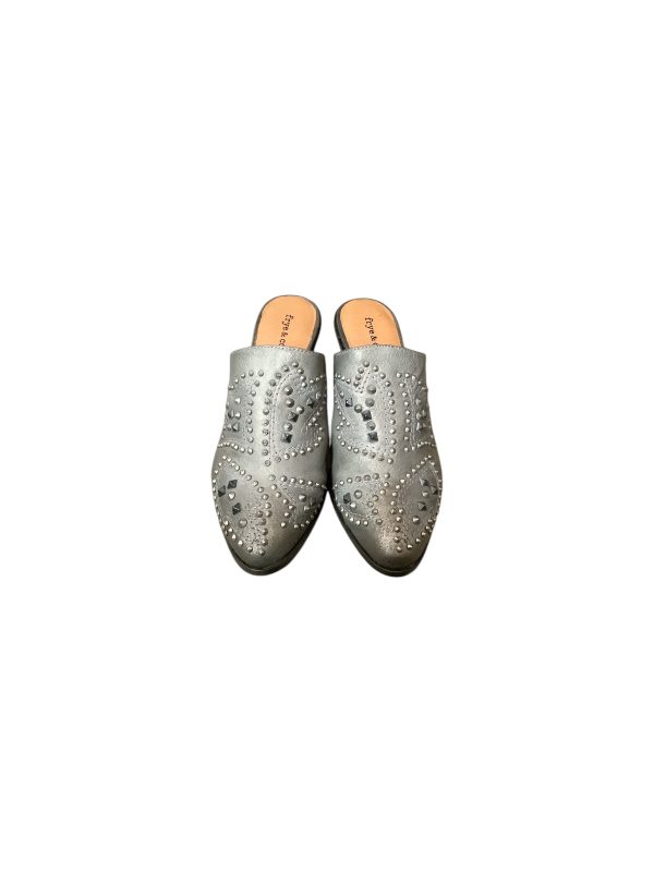 Shoes Heels Block By Frye In Grey, Size: 6.5 Online now