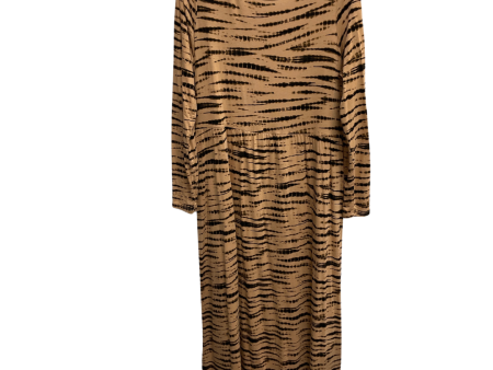 Dress Casual Maxi By G By Giuliana In Black & Tan, Size: L on Sale