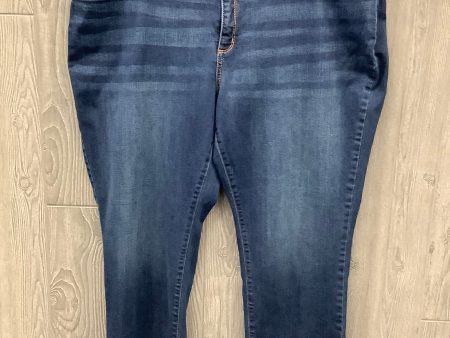 Jeans Straight By St Johns Bay In Blue Denim, Size: 24 Cheap