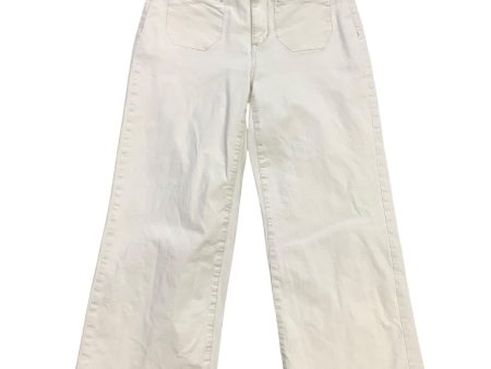 Jeans Wide Leg By Sonoma In Cream, Size: 4 Discount