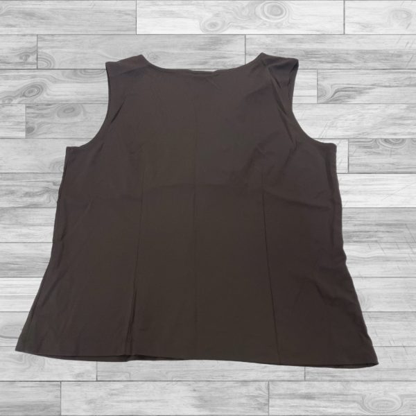 Top Sleeveless By Talbots In Brown, Size: Xl Fashion