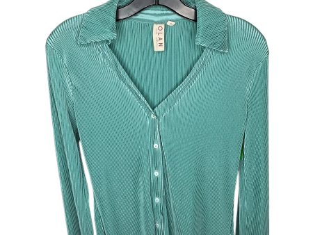 Top Long Sleeve By Dolan Left Coast In Blue, Size: Xs Online