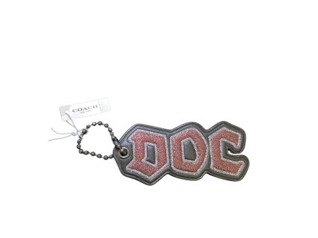 Accessory Designer Tag By Coach In Black & Red For Discount