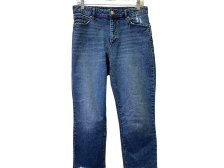 Jeans Boyfriend By Loft In Blue Denim, Size:8 Hot on Sale