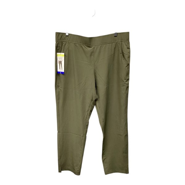 Athletic Pants By Eddie Bauer In Green, Size: L Discount