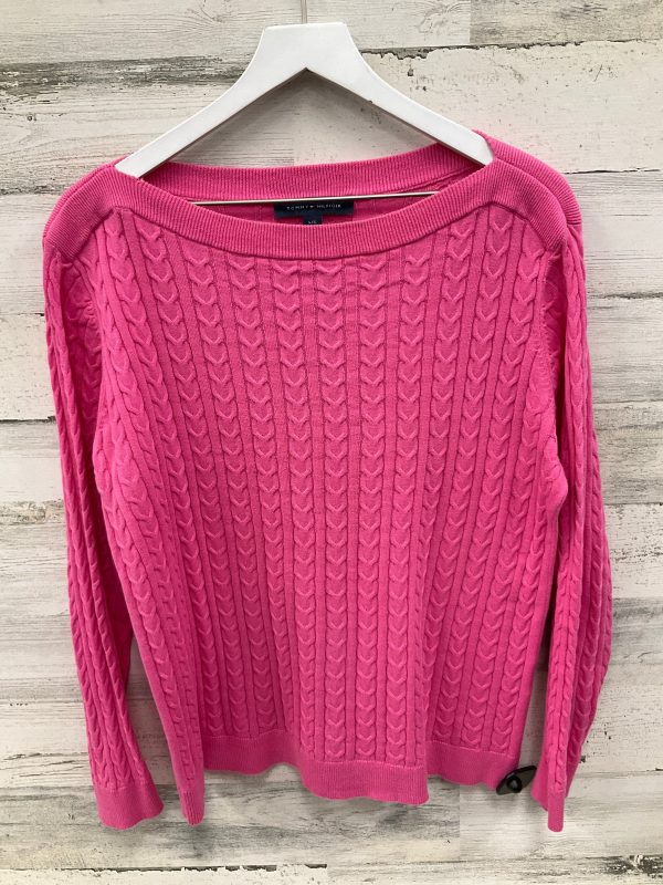 Sweater By Tommy Hilfiger In Pink, Size: L Online Sale