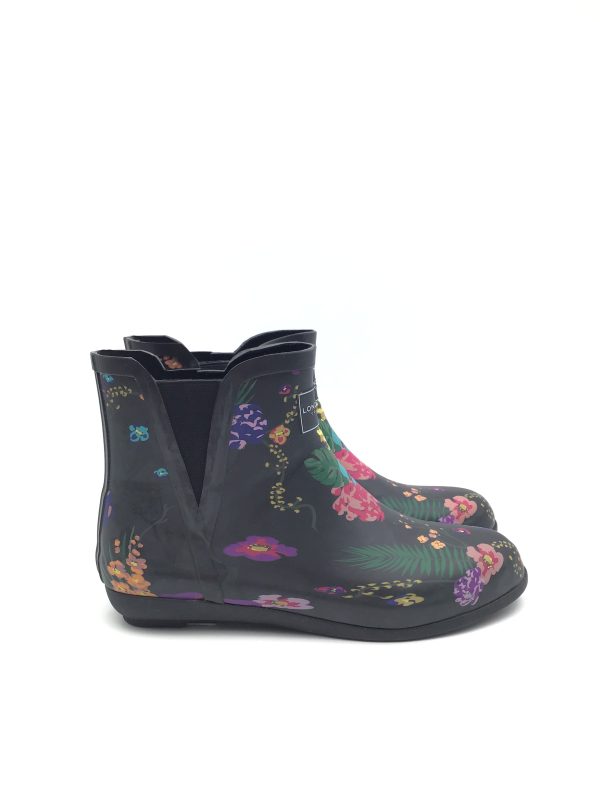 Boots Rain By London Fog In Floral Print, Size: 11 Online