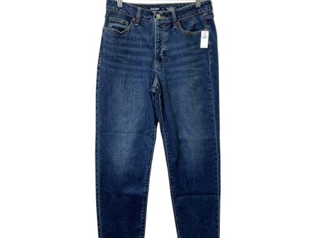 Jeans Straight By Old Navy In Blue Denim, Size:10 Hot on Sale