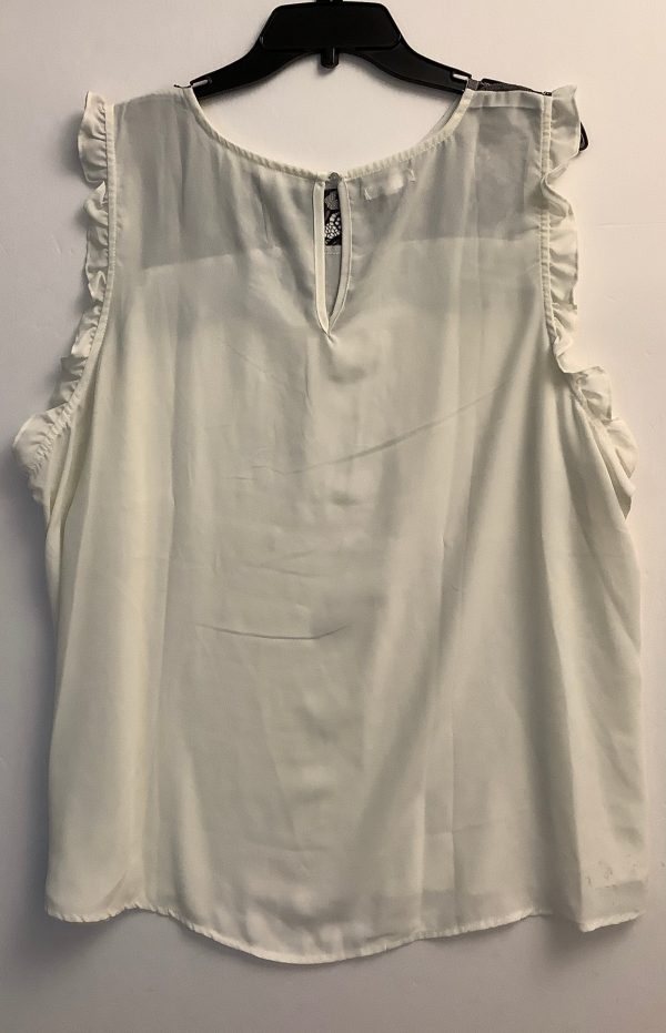 Top Sleeveless By Maurices In White, Size: 3x Supply