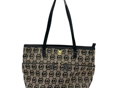 Handbag Designer By Michael Kors In Tan, Size:Medium For Sale