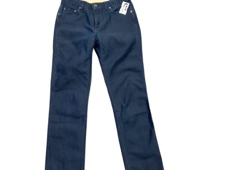 Jeans Straight By Rag & Bones Jeans In Blue Denim, Size: 2 Discount