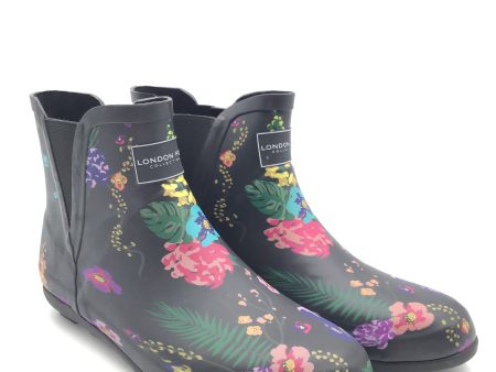 Boots Rain By London Fog In Floral Print, Size: 11 Online