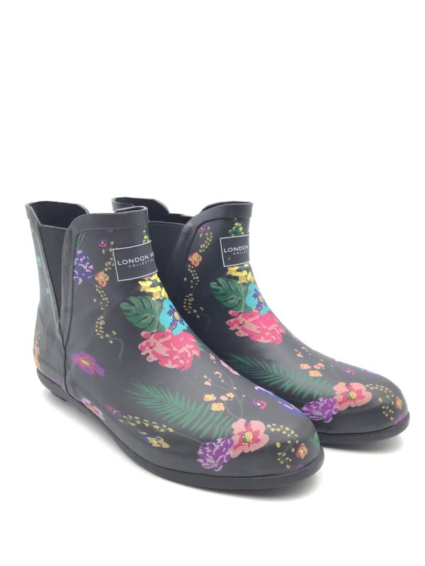 Boots Rain By London Fog In Floral Print, Size: 11 Online