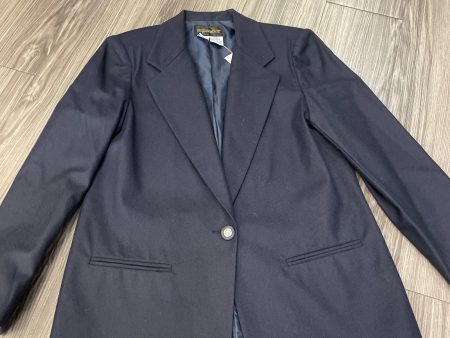 Blazer By Requirements In Navy, Size: 10 Online Hot Sale