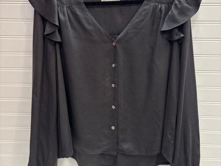 Blouse Long Sleeve By Marine Layer In Black, Size: L Online