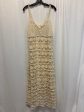 Dress Casual Maxi By Clothes Mentor In Beige, Size: 1x Online now