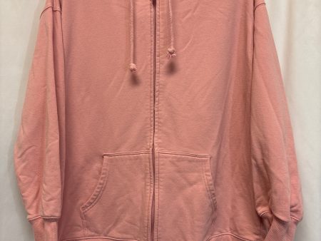 Sweatshirt Hoodie By Terra & Sky In Pink, Size: 1x Sale