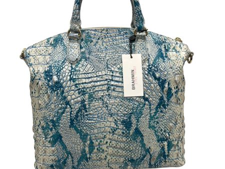 Handbag Designer By Brahmin In Blue, Size:Large Sale