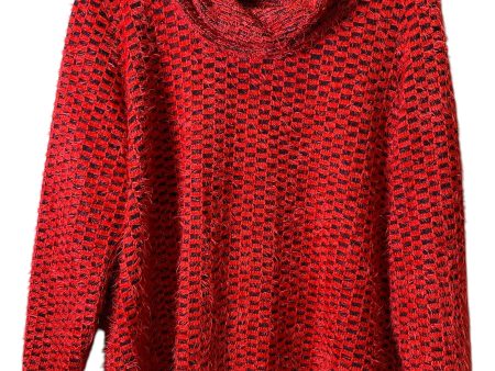 Sweater By Ali Miles In Red, Size: Xl For Sale