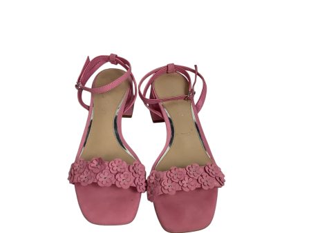 Shoes Heels Block By Copper Key In Pink, Size: 9 For Discount