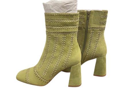 Boots Ankle Heels By Jeffery Campbell In Green, Size: 9 For Cheap