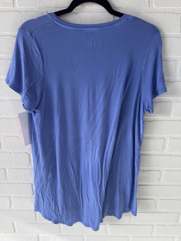 Top Short Sleeve Basic By Hue In Blue, Size: L Online