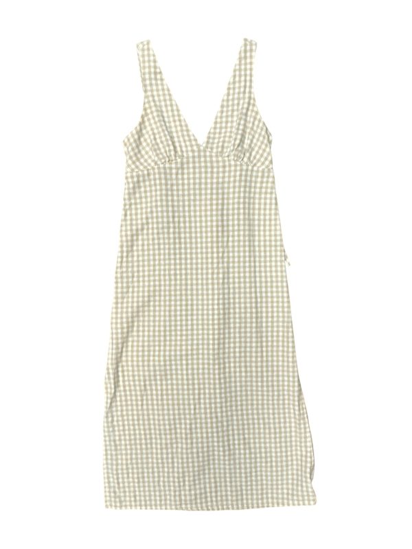 Dress Casual Maxi By Old Navy In Tan & White, Size: 0 Online Hot Sale