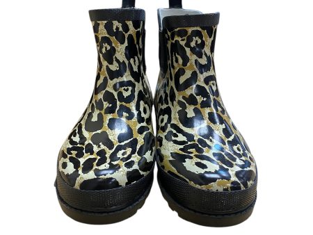 Boots Rain By Clothes Mentor In Animal Print, Size: 8 For Discount