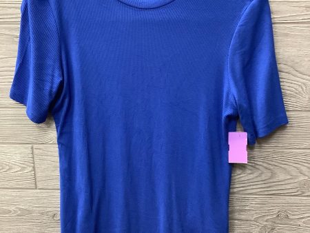 Athletic Top Short Sleeve By Clothes Mentor In Blue, Size: M Online Sale