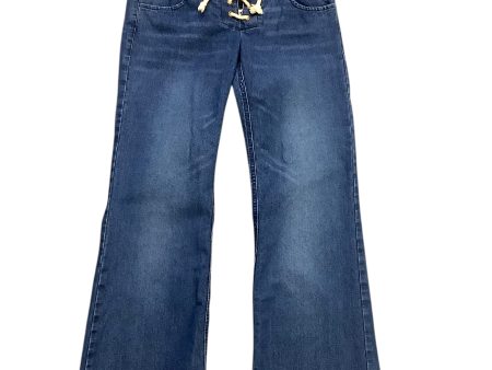 Jeans Wide Leg By Olsenboye In Blue Denim, Size: 4 Supply