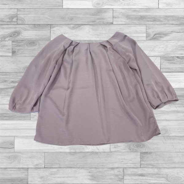 Top Long Sleeve By Talbots In Purple, Size: 2 Online now