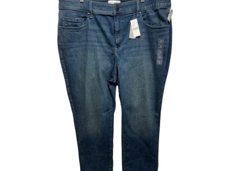 Curvy Straight Jeans By Lane Bryant In Blue, Size: 22 short For Cheap