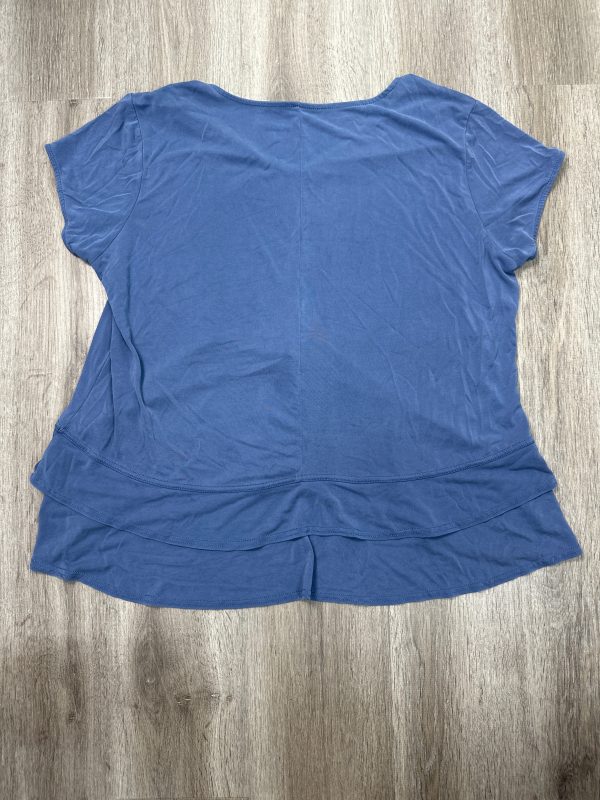 Top Short Sleeve Basic By Green Tea In Blue, Size: Xxl For Sale