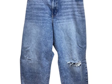 Jeans Straight By Old Navy In Blue Denim, Size: 22 Online