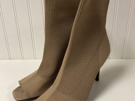 Boots Ankle Heels By Mia In Tan, Size: 10 For Sale