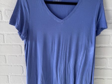 Top Short Sleeve Basic By Hue In Blue, Size: L Online