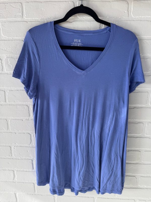 Top Short Sleeve Basic By Hue In Blue, Size: L Online