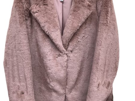 Coat Faux Fur & Sherpa By Bb Dakota In Pink, Size: M For Discount