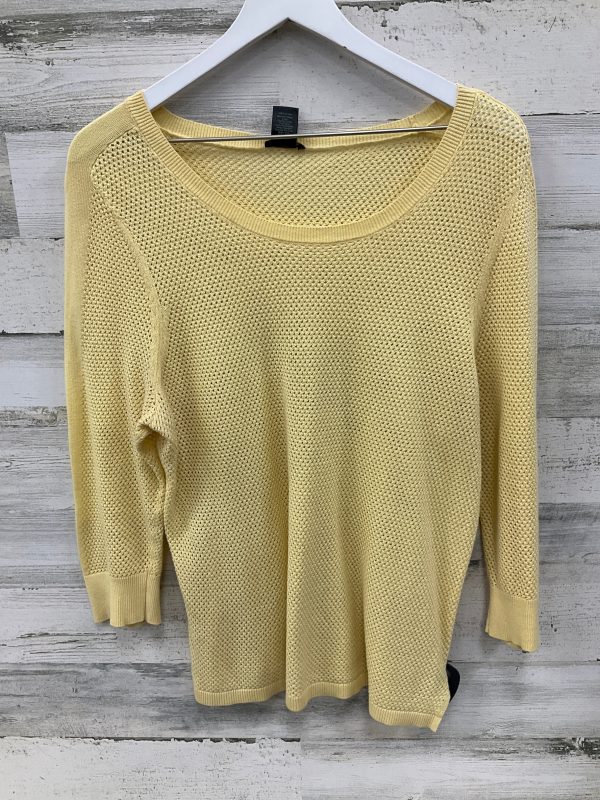 Sweater By Ann Taylor In Yellow, Size: L Supply