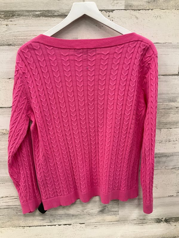 Sweater By Tommy Hilfiger In Pink, Size: L Online Sale