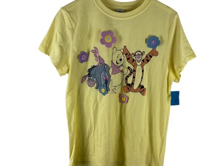 Top Short Sleeve Basic By Disney Store In Yellow, Size: L Online Sale