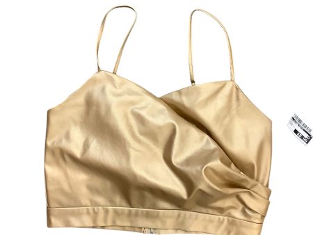 Bralette By Clothes Mentor In Gold, Size: M Fashion