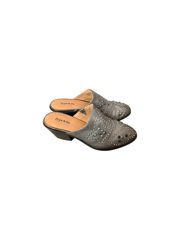 Shoes Heels Block By Frye In Grey, Size: 6.5 Online now