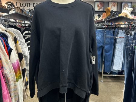 Sweatshirt Crewneck By Clothes Mentor In Black, Size: S on Sale