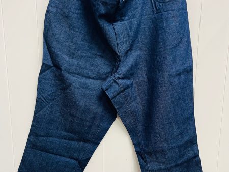 Capris By Denim And Company In Blue Denim, Size: 18 Online Sale