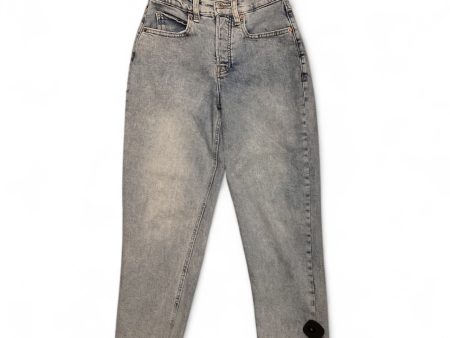 Jeans Straight By Old Navy In Blue Denim, Size: 0 Cheap