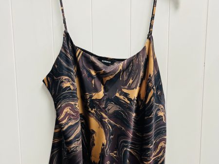 Top Cami By Express In Black & Tan, Size: Xl For Discount