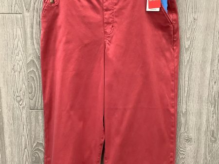 Jeans Wide Leg By Spanx In Red, Size: 20 Sale